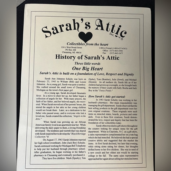 Sarah’s Attic Collection figurine . Love Starts with Children II - Picture 5 of 6